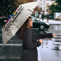 Loud & Proud Umbrella Riot and the Rainbow Protest Art