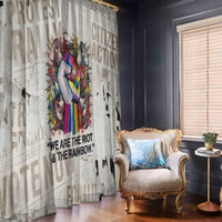 Loud & Proud Window Curtain Riot and the Rainbow Protest Art