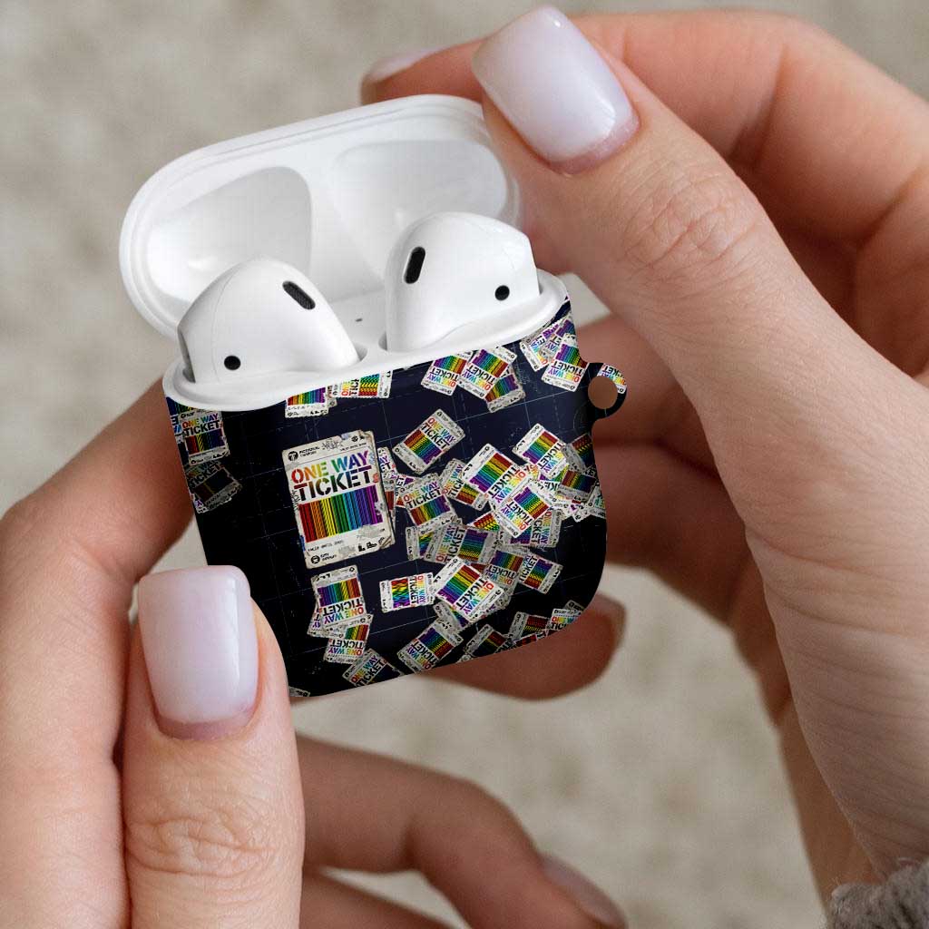 One Way Ticket AirPods Case Your Journey, Your Path, No Wrong Turns
