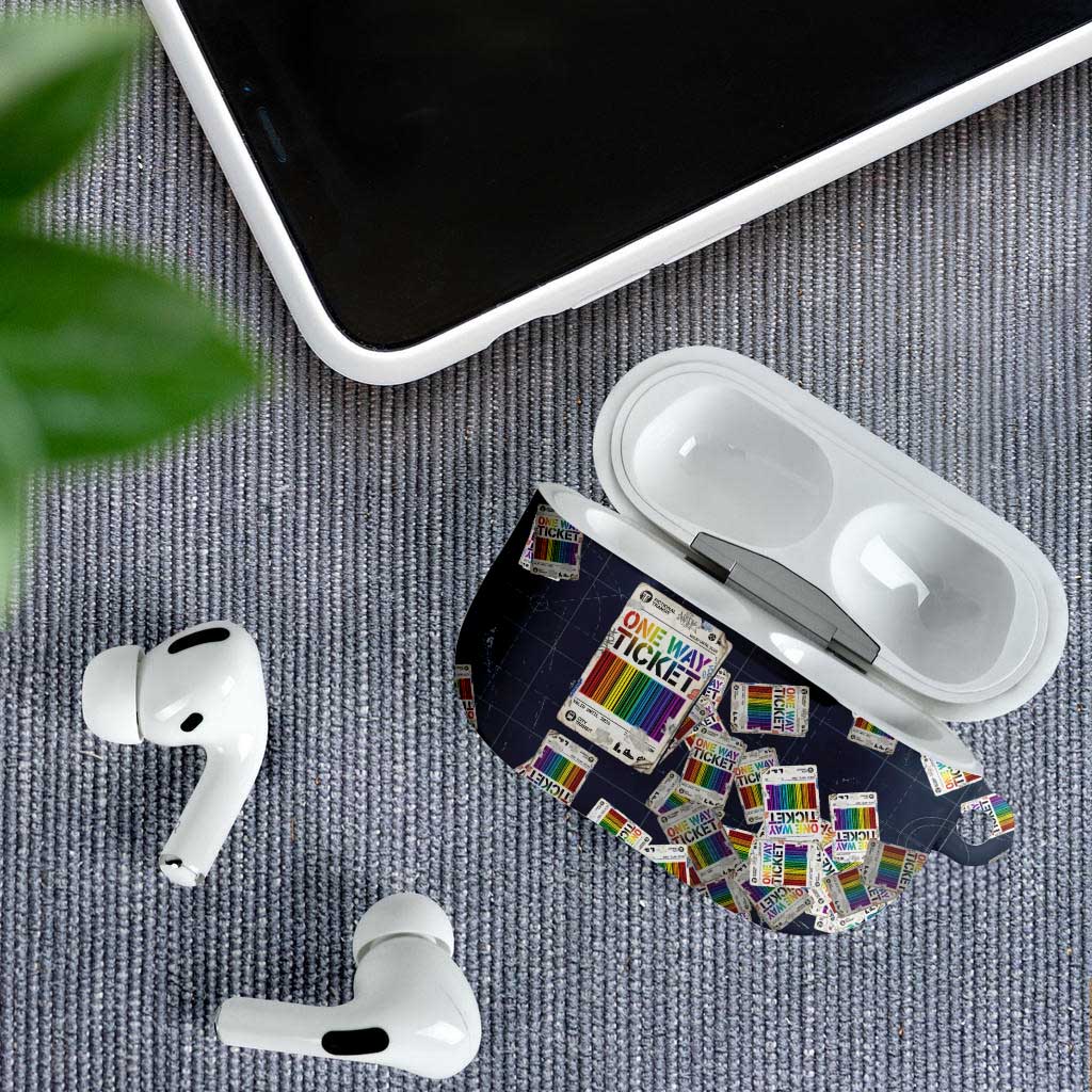 One Way Ticket AirPods Case Your Journey, Your Path, No Wrong Turns