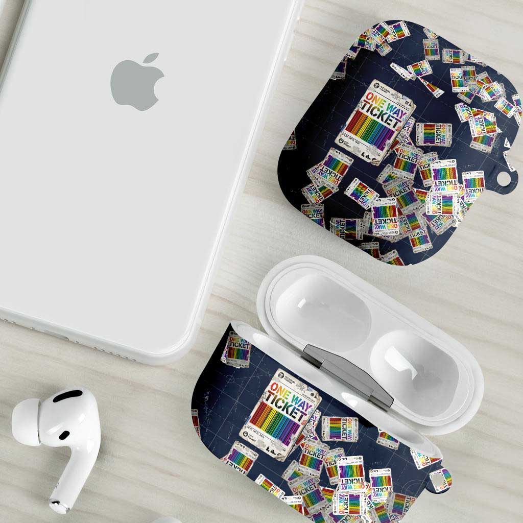 One Way Ticket AirPods Case Your Journey, Your Path, No Wrong Turns