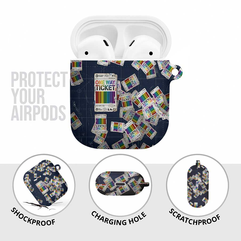 One Way Ticket AirPods Case Your Journey, Your Path, No Wrong Turns