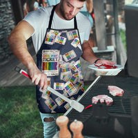 One Way Ticket Apron Your Journey, Your Path, No Wrong Turns