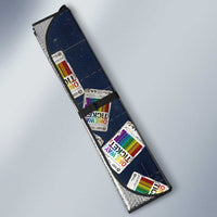 One Way Ticket Auto Sun Shade Your Journey, Your Path, No Wrong Turns