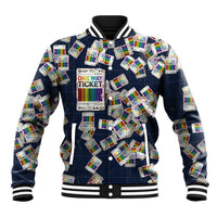 One Way Ticket Baseball Jacket Your Journey, Your Path, No Wrong Turns