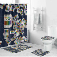 One Way Ticket Bathroom Set Your Journey, Your Path, No Wrong Turns