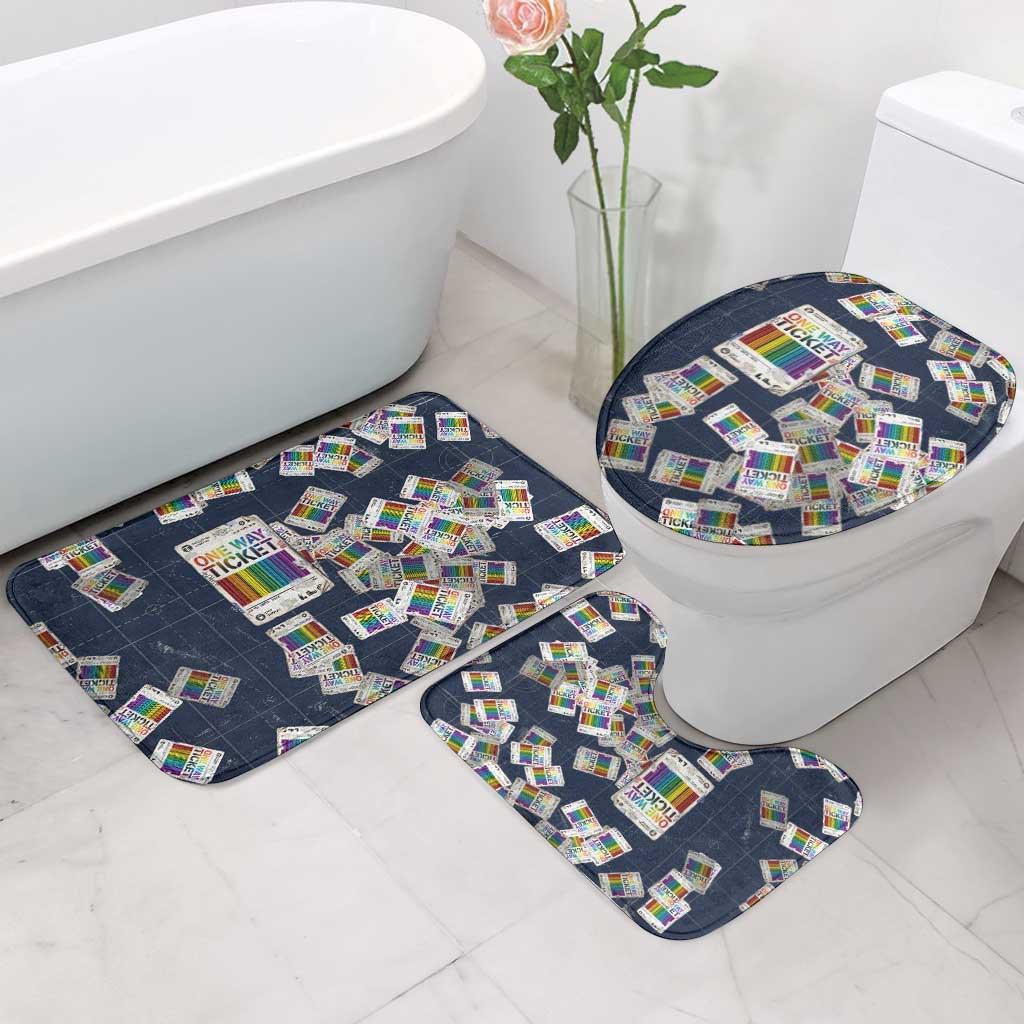 One Way Ticket Bathroom Set Your Journey, Your Path, No Wrong Turns