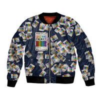 One Way Ticket Bomber Jacket Your Journey, Your Path, No Wrong Turns