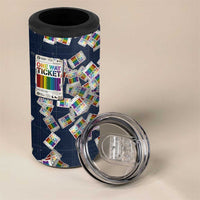 One Way Ticket 4 in 1 Can Cooler Tumbler Your Journey, Your Path, No Wrong Turns