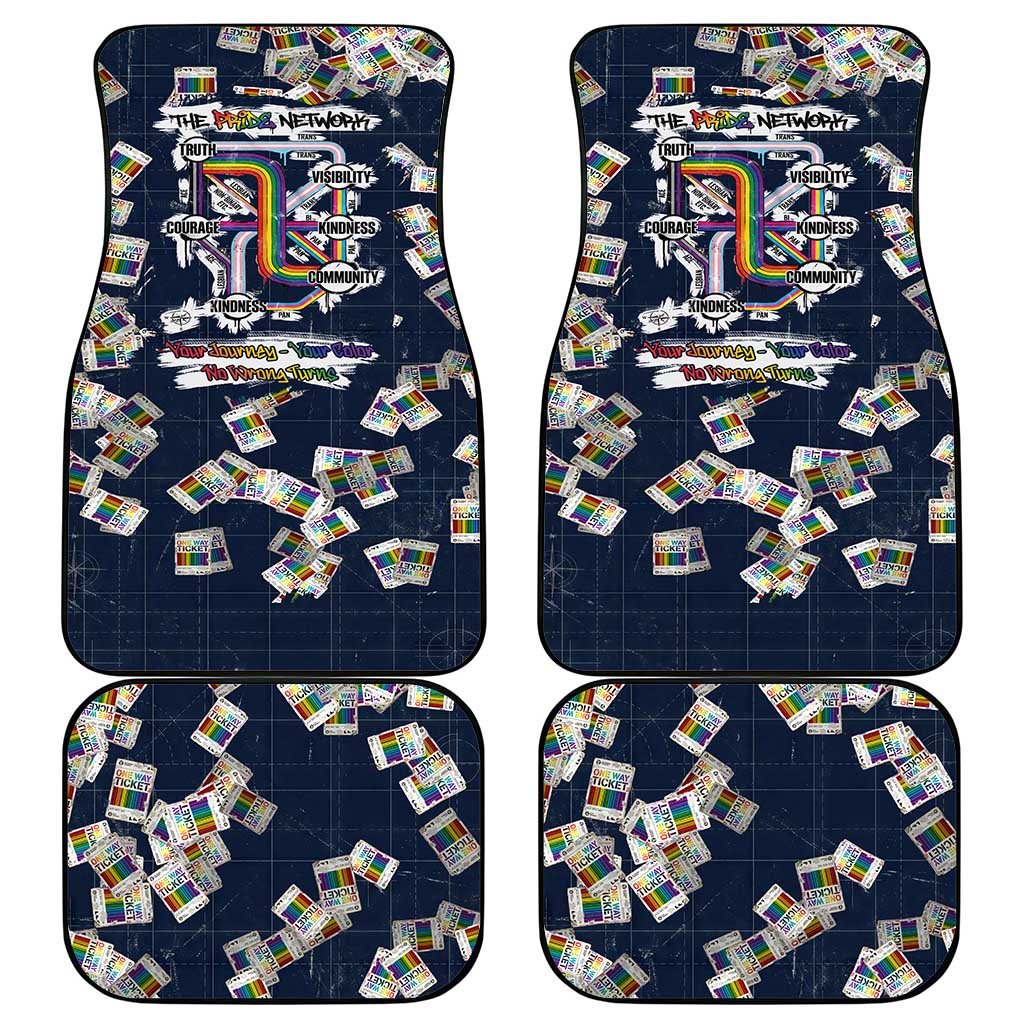 One Way Ticket Car Mats Your Journey, Your Path, No Wrong Turns