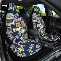 One Way Ticket Car Seat Cover Your Journey, Your Path, No Wrong Turns