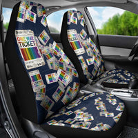 One Way Ticket Car Seat Cover Your Journey, Your Path, No Wrong Turns