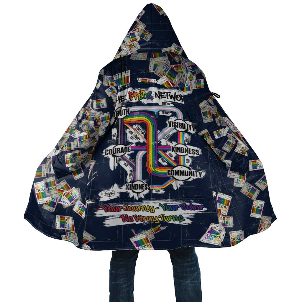 One Way Ticket Cloak Your Journey, Your Path, No Wrong Turns