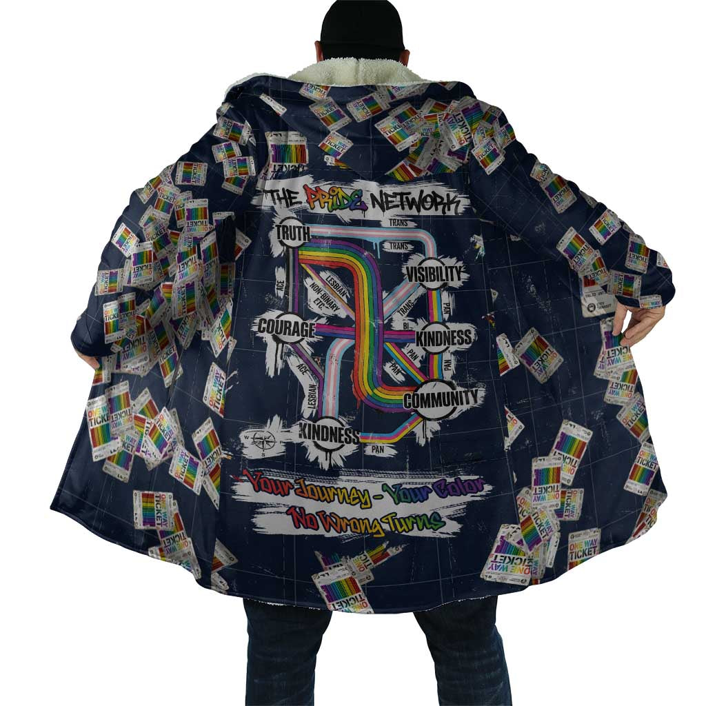 One Way Ticket Cloak Your Journey, Your Path, No Wrong Turns