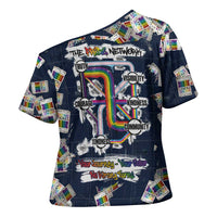 One Way Ticket Cross Shoulder Shirt Your Journey, Your Path, No Wrong Turns