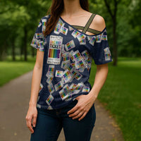 One Way Ticket Cross Shoulder Shirt Your Journey, Your Path, No Wrong Turns