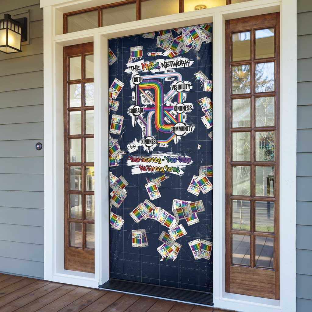One Way Ticket Door Cover Your Journey, Your Path, No Wrong Turns