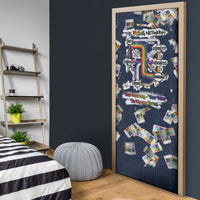 One Way Ticket Door Cover Your Journey, Your Path, No Wrong Turns