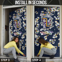 One Way Ticket Door Cover Your Journey, Your Path, No Wrong Turns