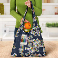 One Way Ticket Grocery Bag Your Journey, Your Path, No Wrong Turns