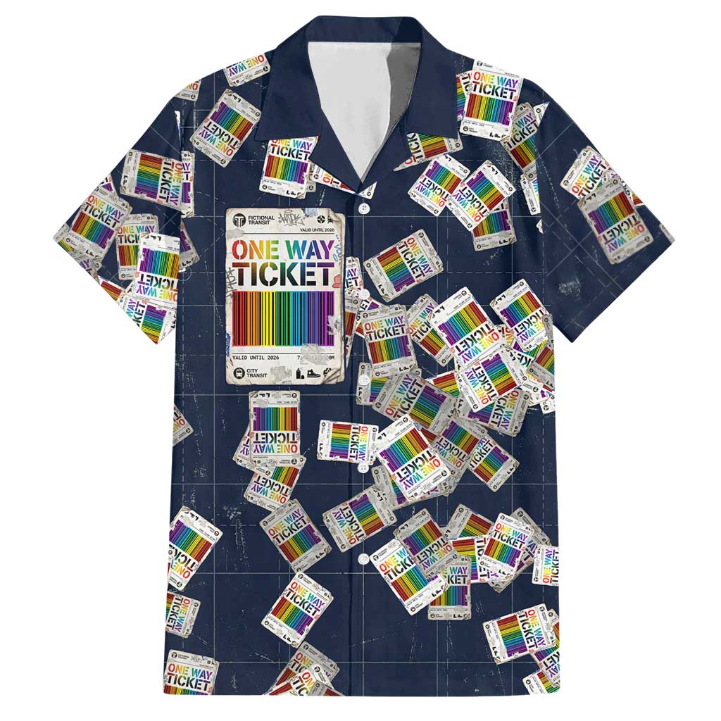 One Way Ticket Hawaiian Shirt Your Journey, Your Path, No Wrong Turns