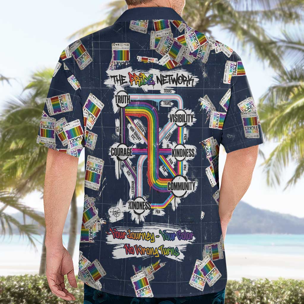 One Way Ticket Hawaiian Shirt Your Journey, Your Path, No Wrong Turns