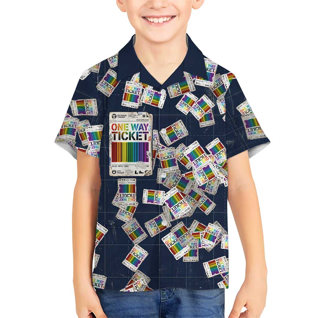 One Way Ticket Hawaiian Shirt Your Journey, Your Path, No Wrong Turns