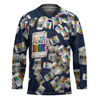 One Way Ticket Hockey Jersey Your Journey, Your Path, No Wrong Turns