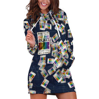 One Way Ticket Hoodie Dress Your Journey, Your Path, No Wrong Turns