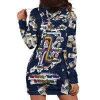 One Way Ticket Hoodie Dress Your Journey, Your Path, No Wrong Turns