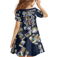 One Way Ticket Kid Short Sleeve Dress Your Journey, Your Path, No Wrong Turns
