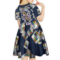 One Way Ticket Kid Short Sleeve Dress Your Journey, Your Path, No Wrong Turns