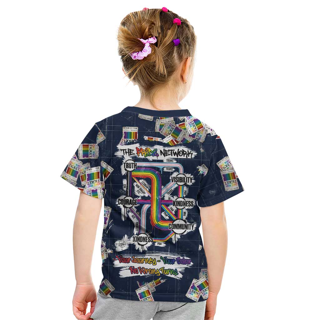 One Way Ticket Kid T Shirt Your Journey, Your Path, No Wrong Turns