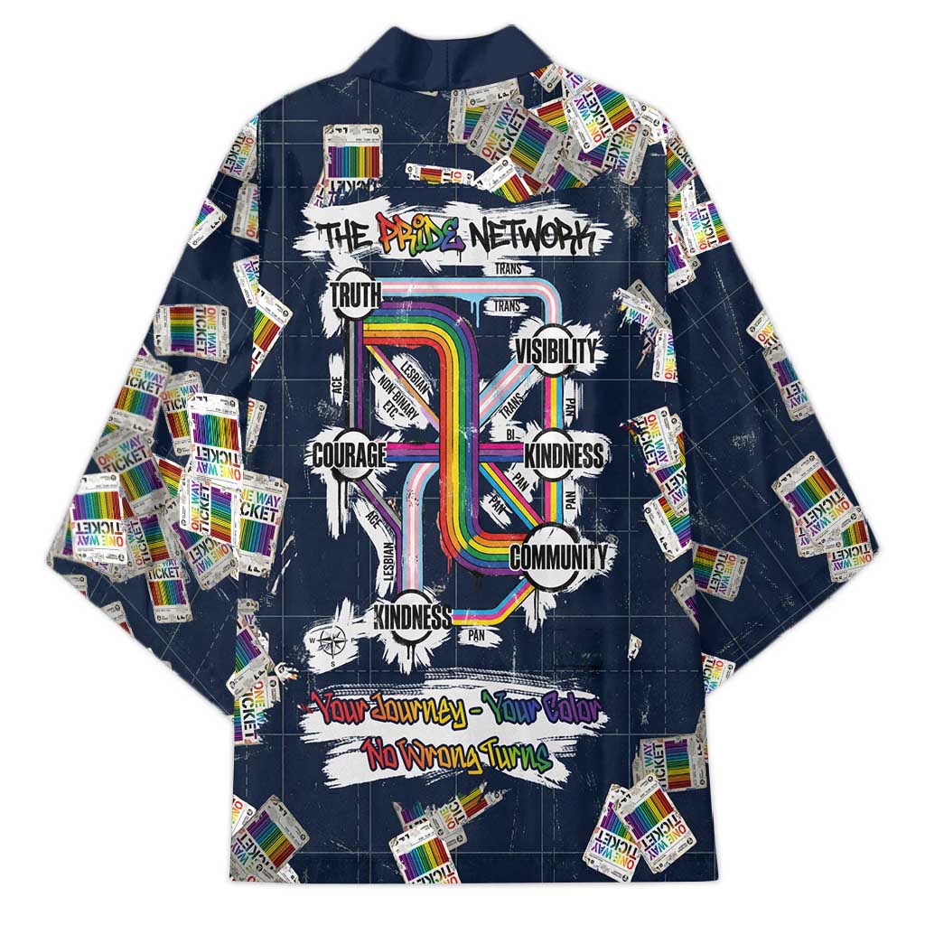 One Way Ticket Kimono Your Journey, Your Path, No Wrong Turns