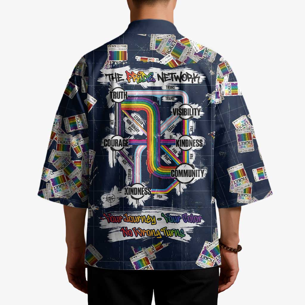 One Way Ticket Kimono Your Journey, Your Path, No Wrong Turns