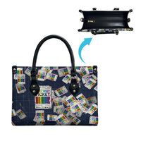 One Way Ticket Leather Bag Your Journey, Your Path, No Wrong Turns