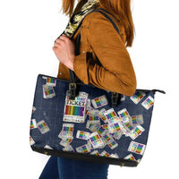 One Way Ticket Leather Tote Bag Your Journey, Your Path, No Wrong Turns
