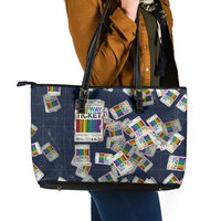 One Way Ticket Leather Tote Bag Your Journey, Your Path, No Wrong Turns