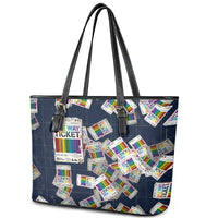 One Way Ticket Leather Tote Bag Your Journey, Your Path, No Wrong Turns