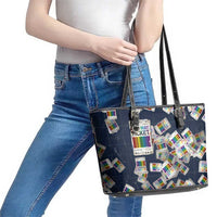 One Way Ticket Leather Tote Bag Your Journey, Your Path, No Wrong Turns