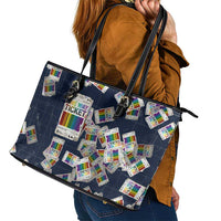 One Way Ticket Leather Tote Bag Your Journey, Your Path, No Wrong Turns