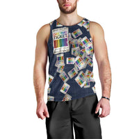 One Way Ticket Men Tank Top Your Journey, Your Path, No Wrong Turns