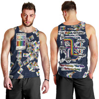 One Way Ticket Men Tank Top Your Journey, Your Path, No Wrong Turns