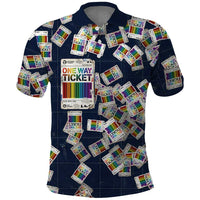 One Way Ticket Polo Shirt Your Journey, Your Path, No Wrong Turns