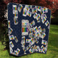 One Way Ticket Quilt Your Journey, Your Path, No Wrong Turns