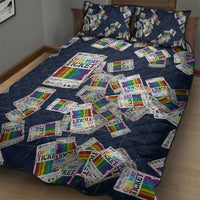 One Way Ticket Quilt Bed Set Your Journey, Your Path, No Wrong Turns