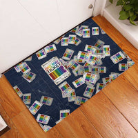 One Way Ticket Rubber Doormat Your Journey, Your Path, No Wrong Turns