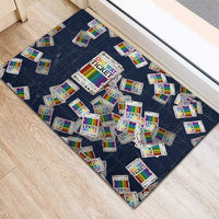One Way Ticket Rubber Doormat Your Journey, Your Path, No Wrong Turns
