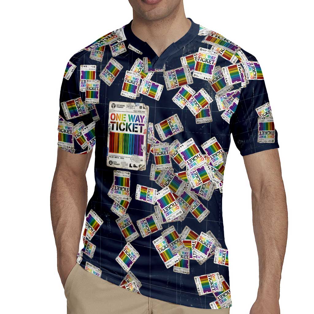 One Way Ticket Rugby Jersey Your Journey, Your Path, No Wrong Turns