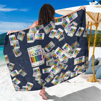 One Way Ticket Sarong Your Journey, Your Path, No Wrong Turns